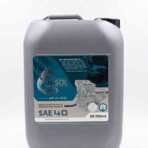 زيت محرك oksol sae 40 api ci 4/sl 20l